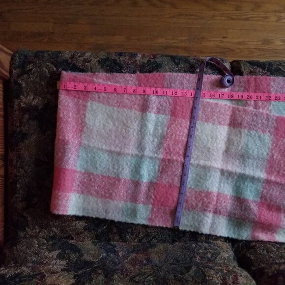 New, Divided H&M, long check/plaid scarf, lovely soft mohair/wool/acrylic, NWT - Picture 2 of 5